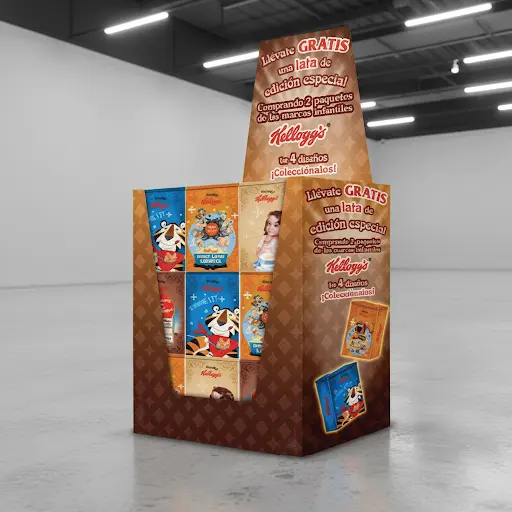 Exhibidor promocional Kellogg's Vintage